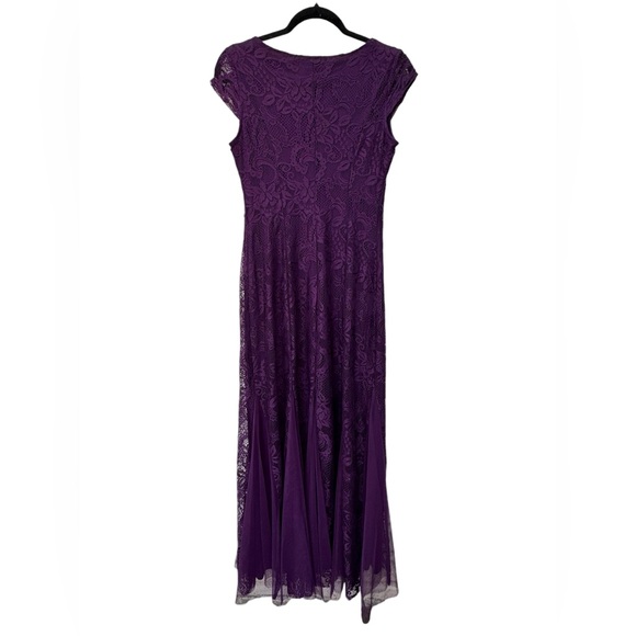 Candelite Purple Floral Formal Dress size Small - Picture 3 of 9